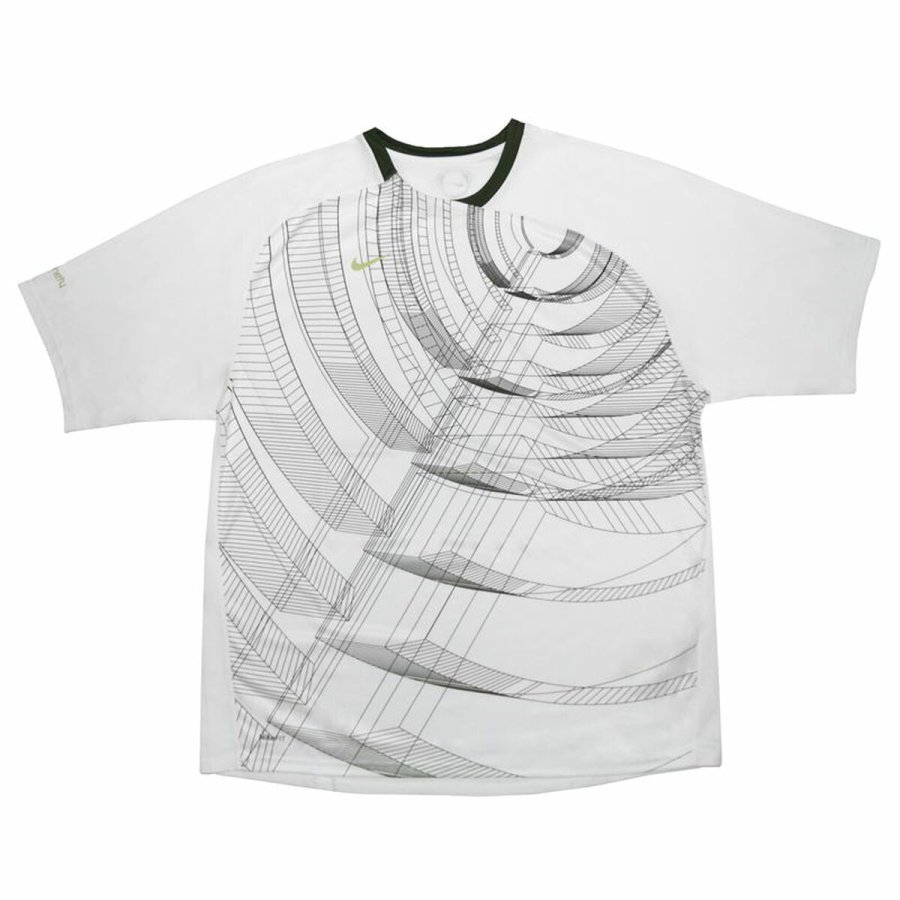 Kort�rmet T-shirt til M�nd Nike Summer T90 Hvid #1