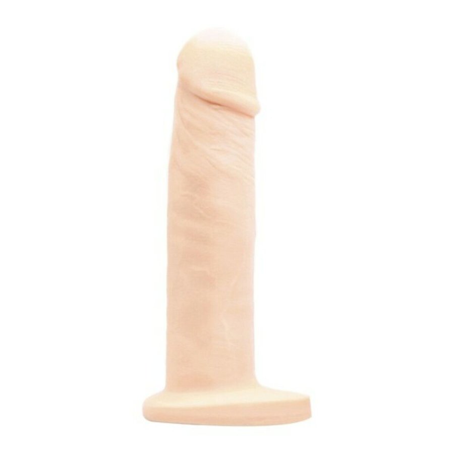 Realistisk Dildo Tantus Vibrator Med relief Beige Silikone #1