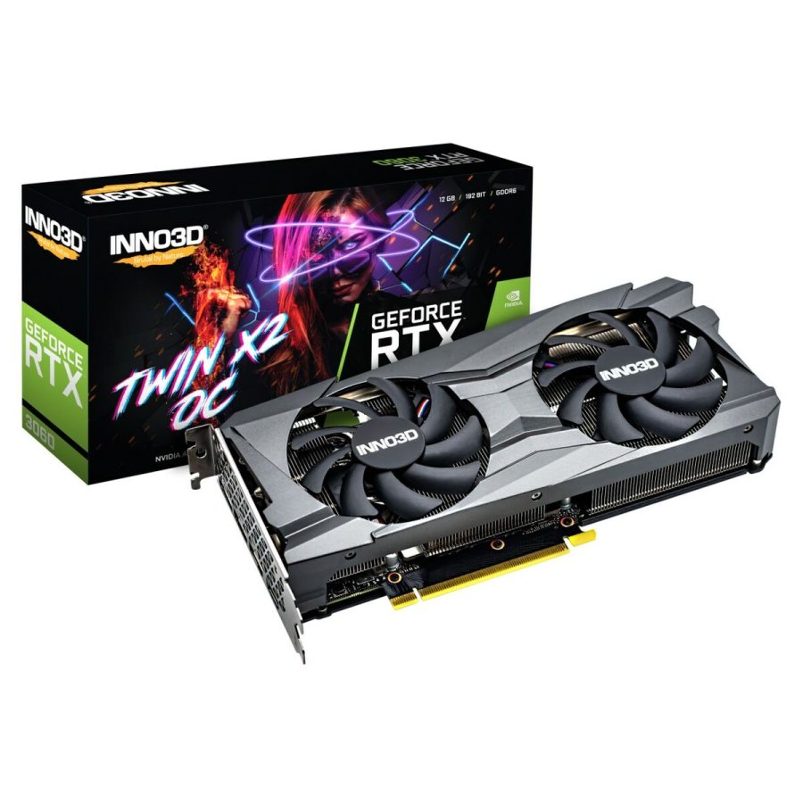 Grafikkort INNO3D TWIN X2 OC GeForce RTX 3060 GDDR6 12 GB #1