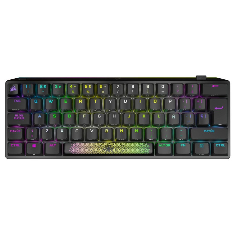 Gaming-tastatur Corsair K70 Pro Mini Spansk qwerty Sort #1