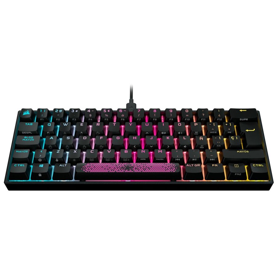 Gaming-tastatur Corsair K65 Sort Spansk qwerty #2