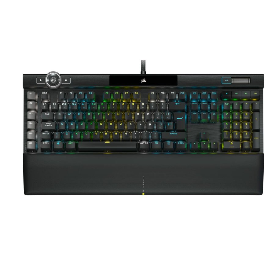 Gaming-tastatur Corsair K100 RGB Optical-Mechanical Gaming Spansk qwerty Sort #2