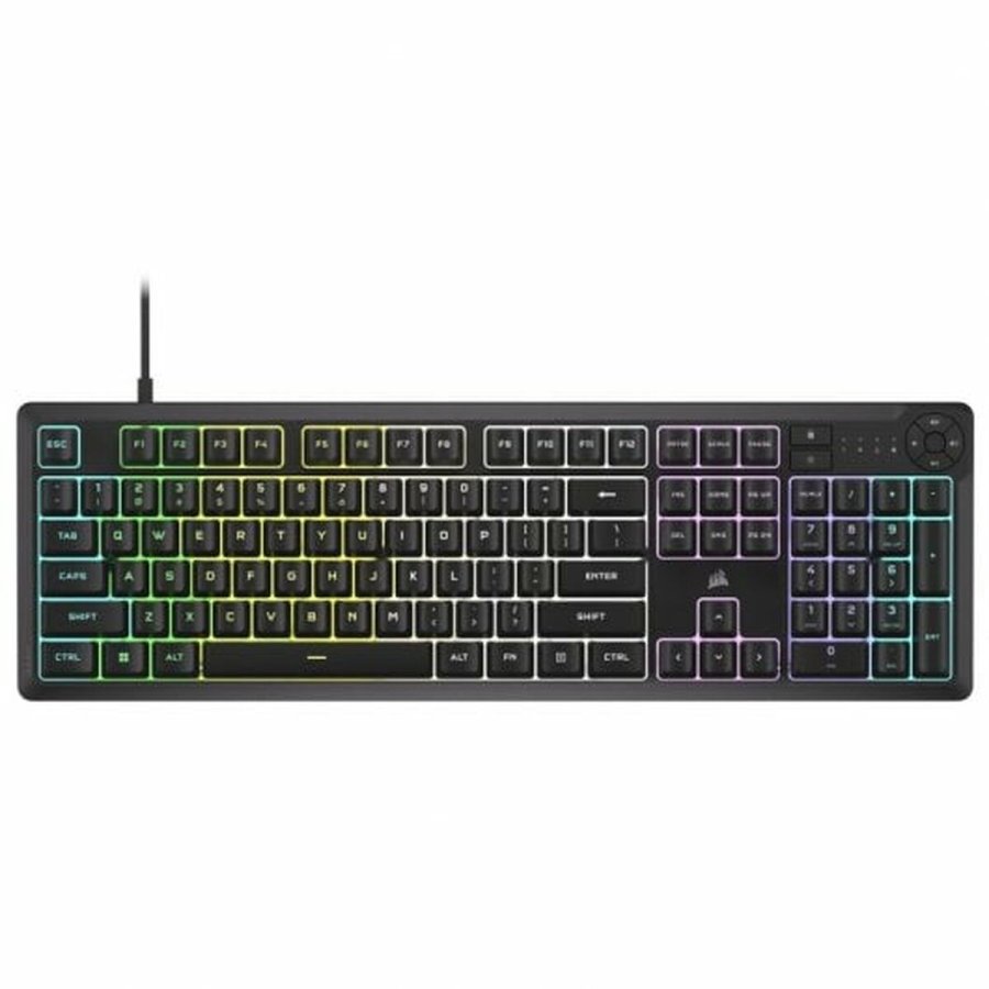 Gaming-tastatur Corsair K55 CORE Sort #1