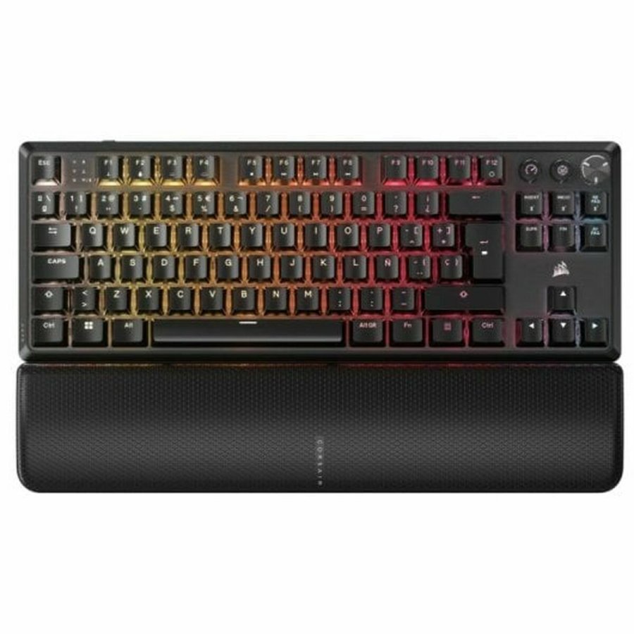 Tr�dl�st tastatur Corsair CH-914901E-ES Sort Spansk qwerty #1