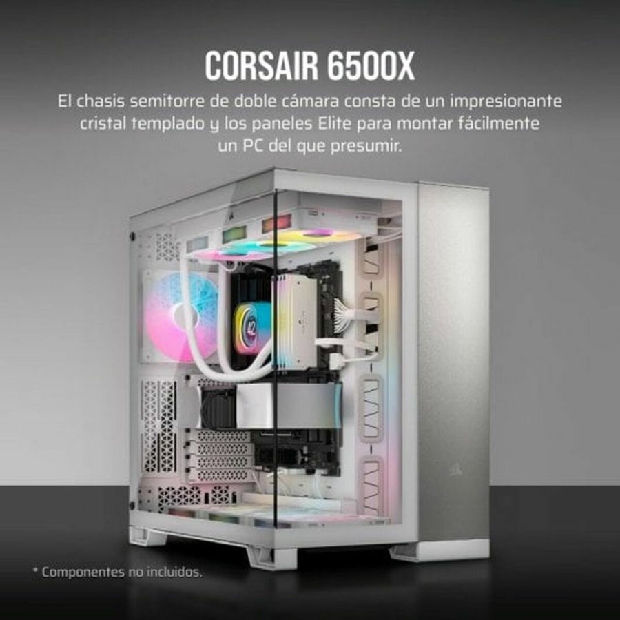 ATX Semi-t�rn kasse Corsair 6500X Hvid #7