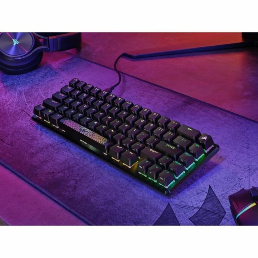 Tastatur Corsair K65 PRO MINI Sort Fransk AZERTY #2