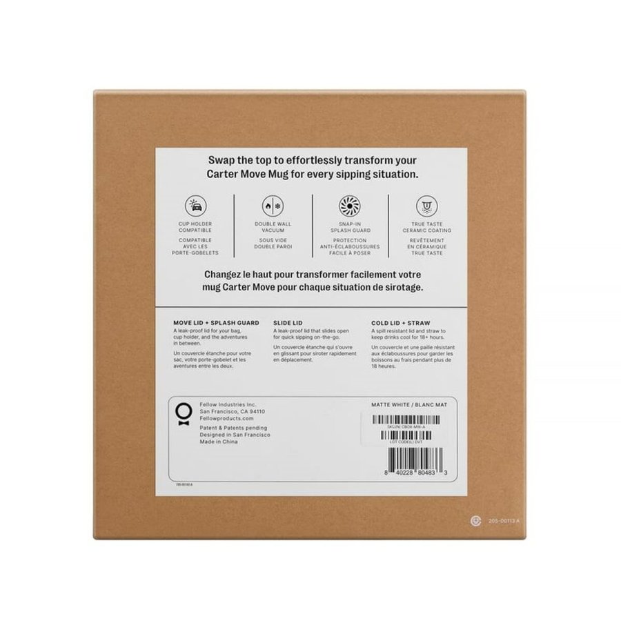 Termokande Fellow CBOX-MW Hvid Rustfrit stl Keramisk 473 ml #4