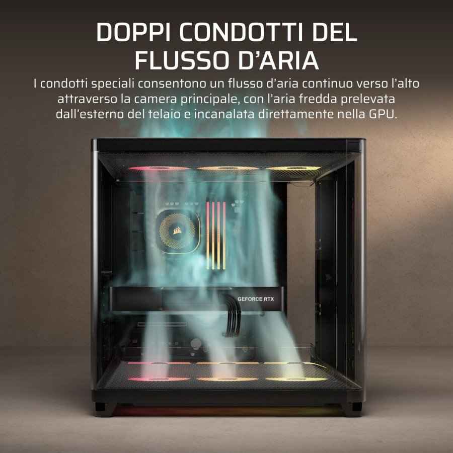 ATX Semi-t�rn kasse Corsair CC-9011318-WW Sort #2