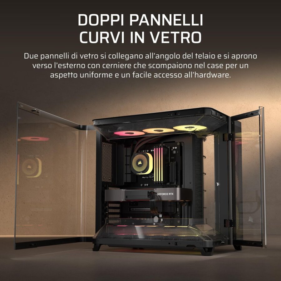 ATX Semi-t�rn kasse Corsair CC-9011318-WW Sort #5