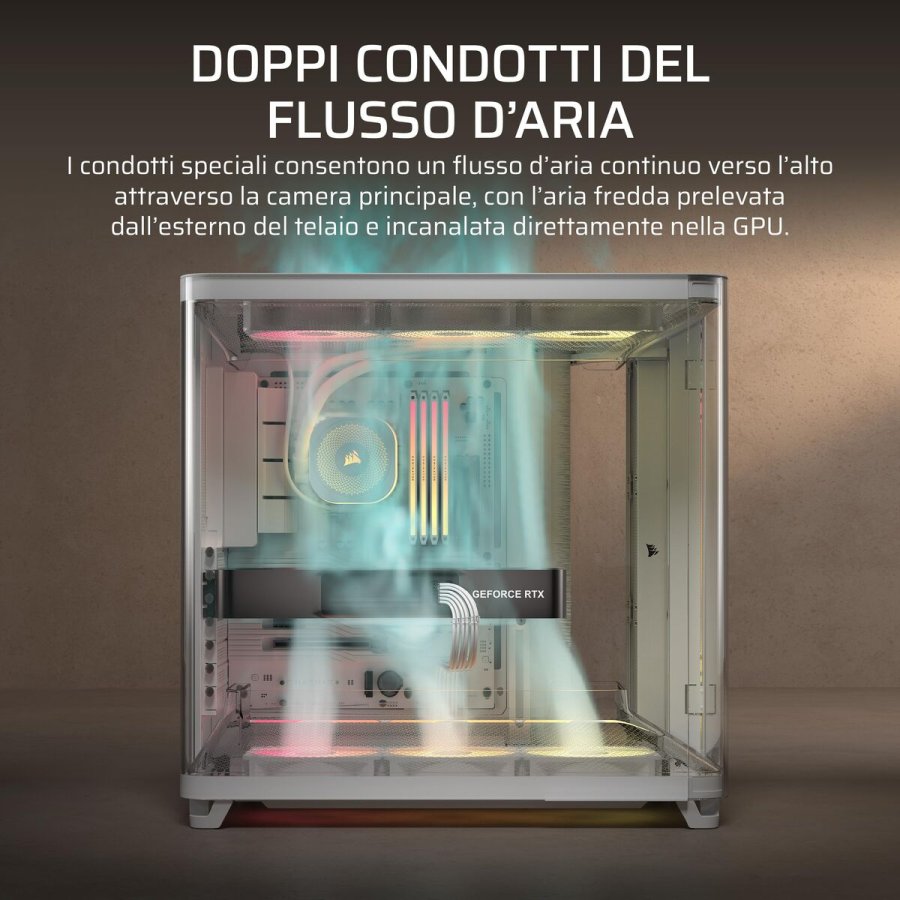 ATX Semi-t�rn kasse Corsair CC-9011319-WW Hvid #7