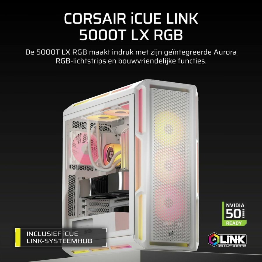 ATX Semi-t�rn kasse Corsair Hvid #3