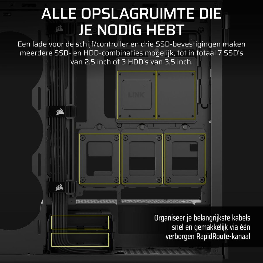ATX Semi-t�rn kasse Corsair Sort #7