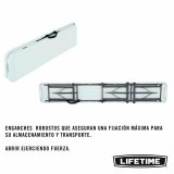 Bnk Lifetime Foldbar Hvid 183 x 29 x 42 cm #2