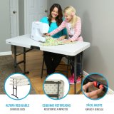 Sammenklappeligt bord Lifetime Fl�defarvet 122 x 86 x 61 cm St�l Plastik #4