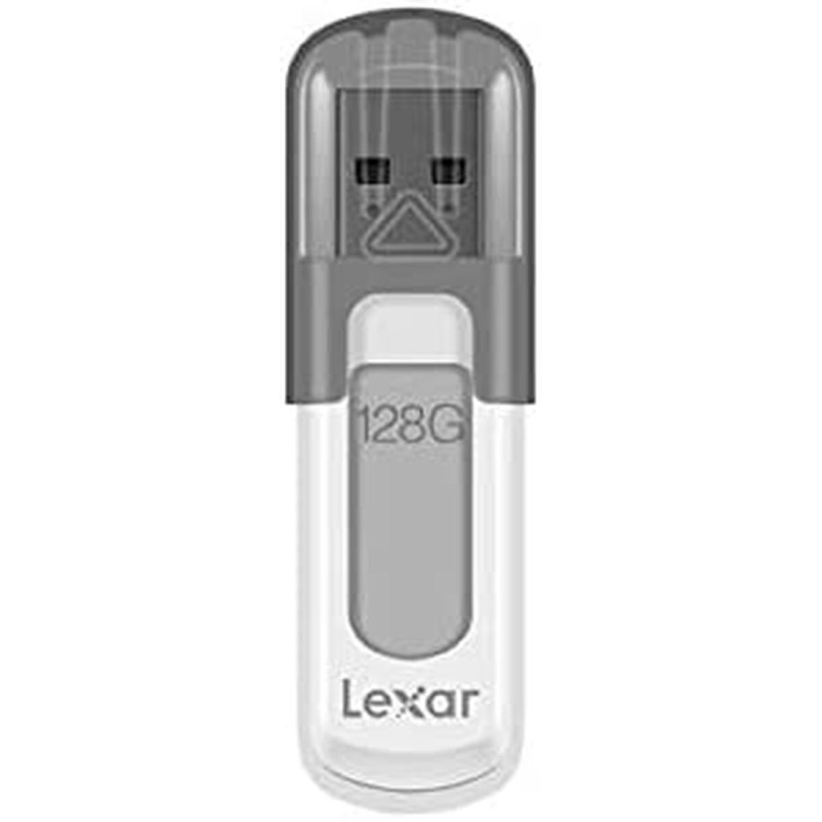 USB-stik Lexar JumpDrive V100 Hvid Hvid/Gr� 128 GB #1