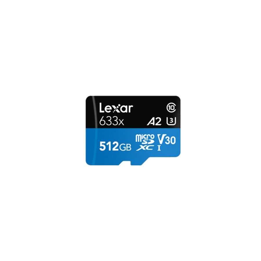 Mikro-SD-hukommelseskort med adapter Lexar 633x 512 GB #1