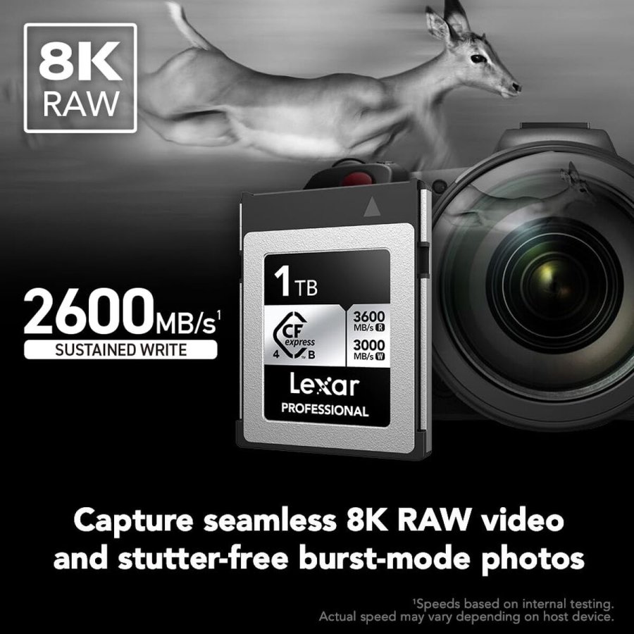 Hukommelseskort CF Lexar LCXEXS4001T-RNENG 1 TB #4