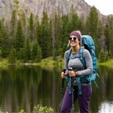 Sportsrygsk Osprey Renn  Lysebl 50 L #4