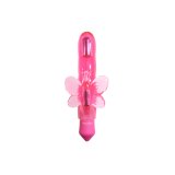 G-Punkt Vibrator Evolved Slenders Flutter Pink Sommerfugl #1