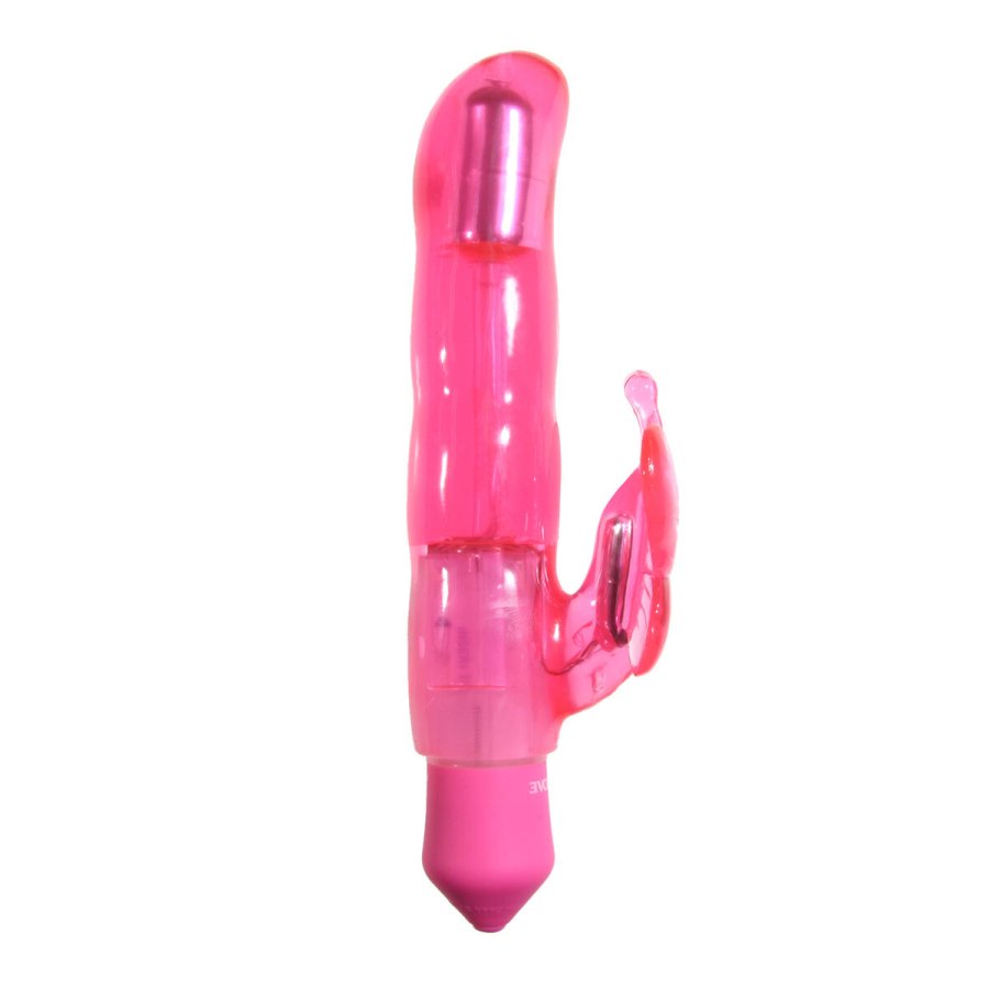 G-Punkt Vibrator Evolved Slenders Flutter Pink Sommerfugl #3