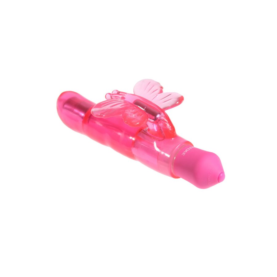 G-Punkt Vibrator Evolved Slenders Flutter Pink Sommerfugl #7