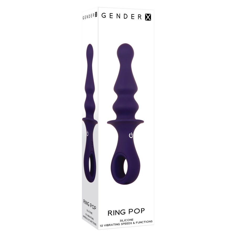 Anal plug Gender X RING POP Lilla (8,9 cm) #6