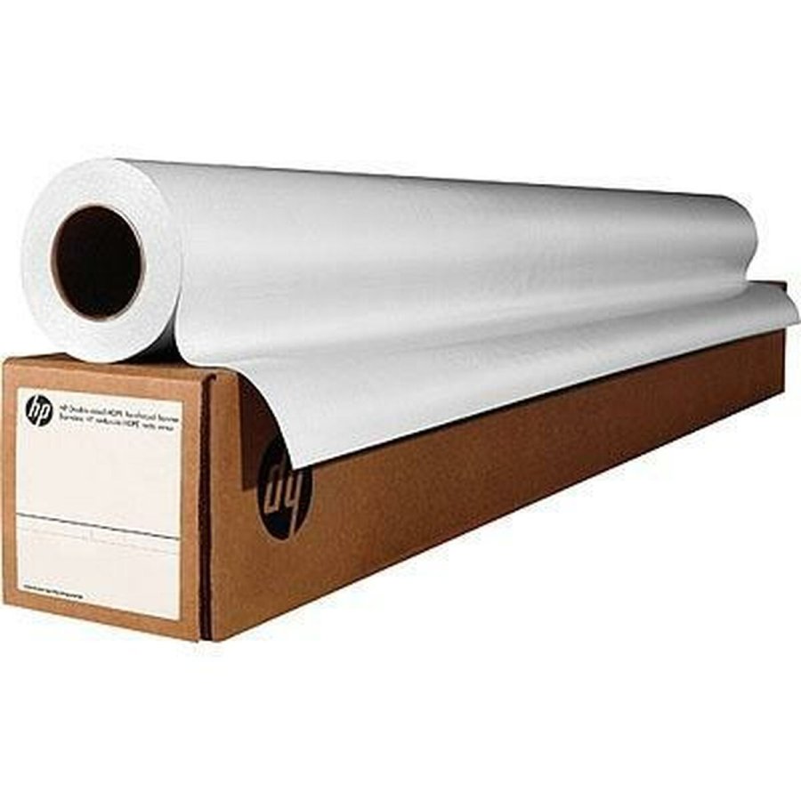 Plotterpapir-rulle HP Q1398A Hvid 45,7 m #1