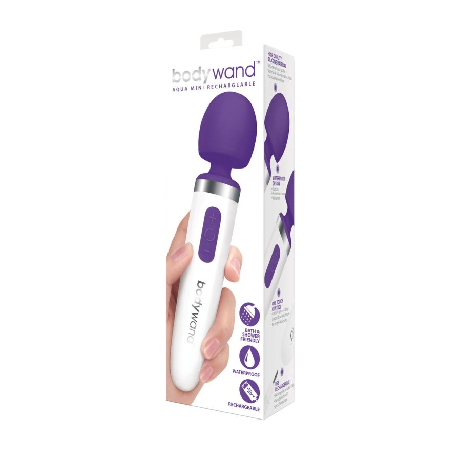 Vand Mini Genopladelig Wand Massager Lilla Bodywand Multi Function Wands Lilla #1