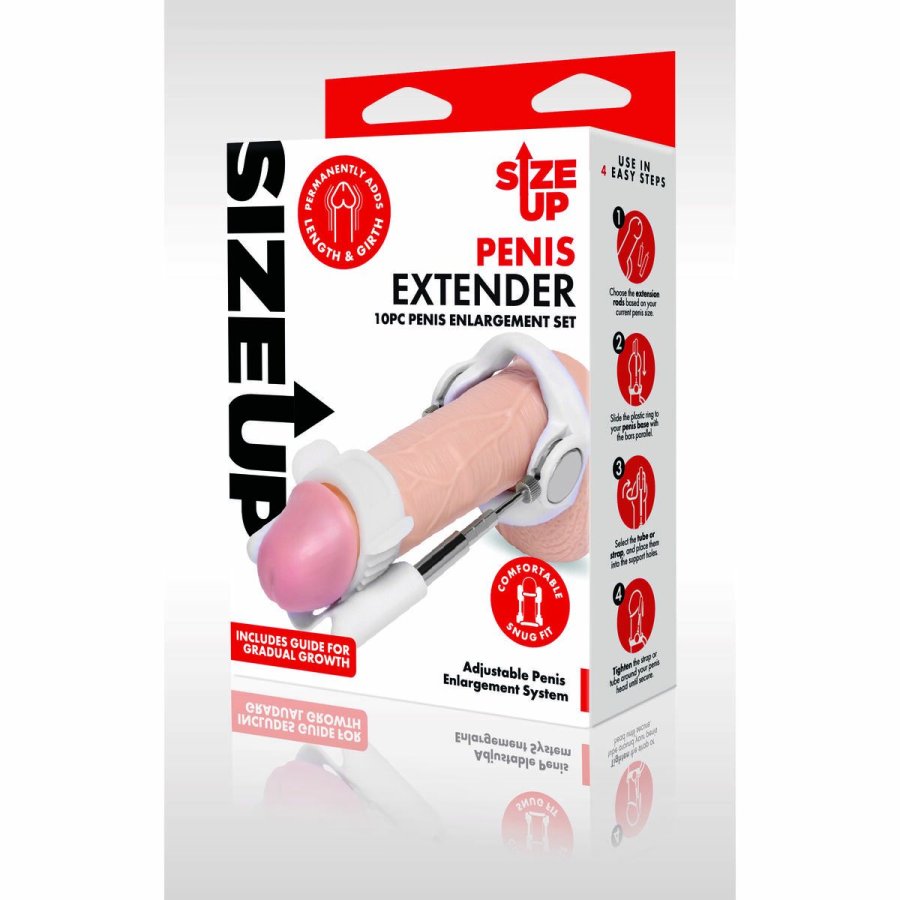 Penis cover Size Up Hvid  3,5 cm 16 cm #9