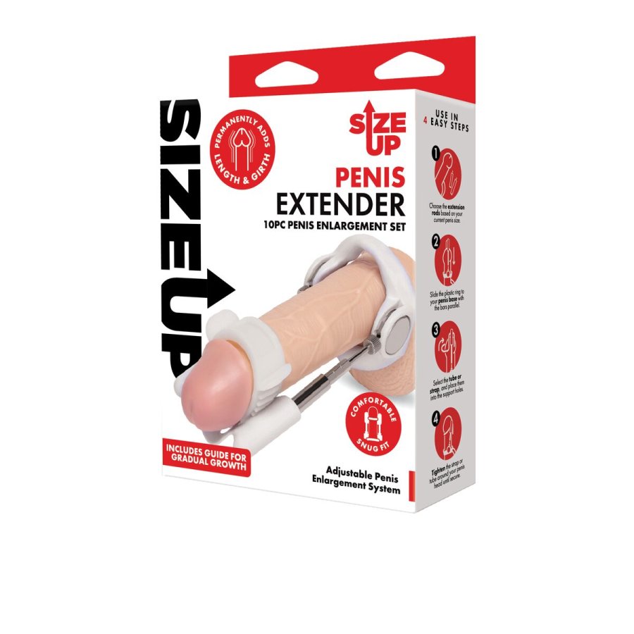 Penis cover Size Up Hvid  3,5 cm 16 cm #11