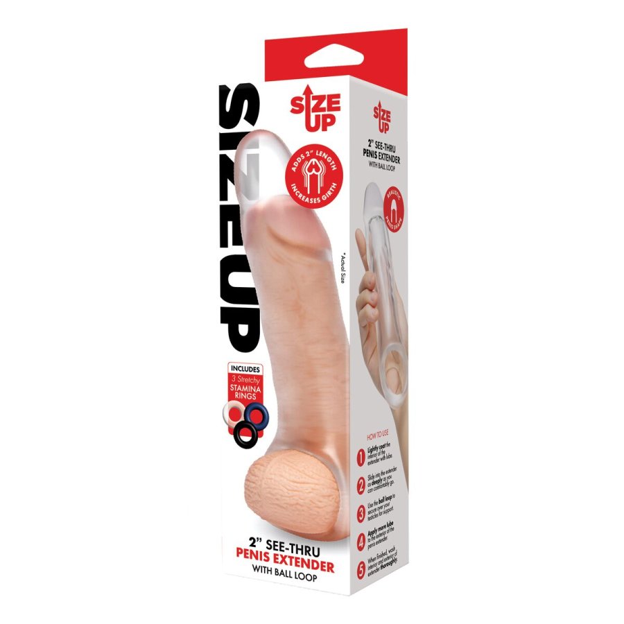 Penis cover Size Up  4 cm 20,3 cm #11