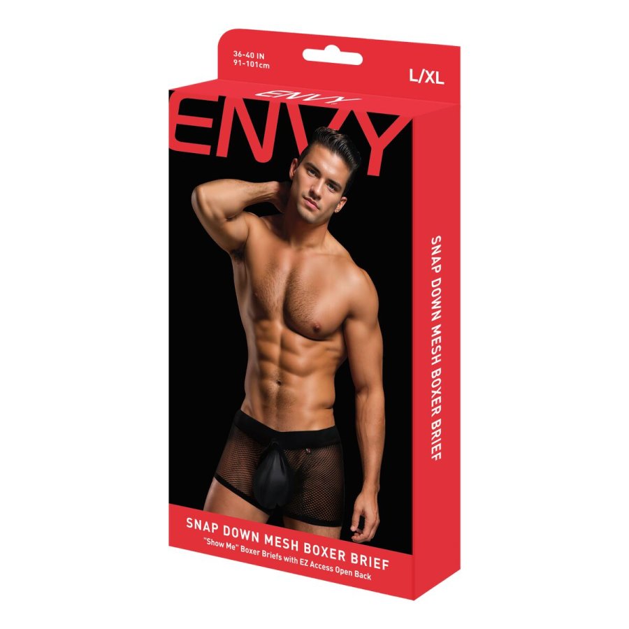 Boxershorts til m�nd Envy Sort L/XL #4