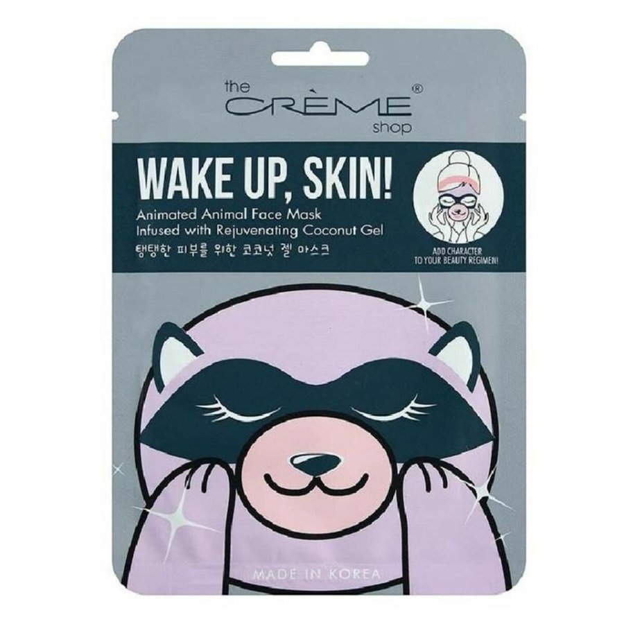 Ansigtsmaske The Crme Shop Wake Up, Skin! Raccoon (25 g) #1