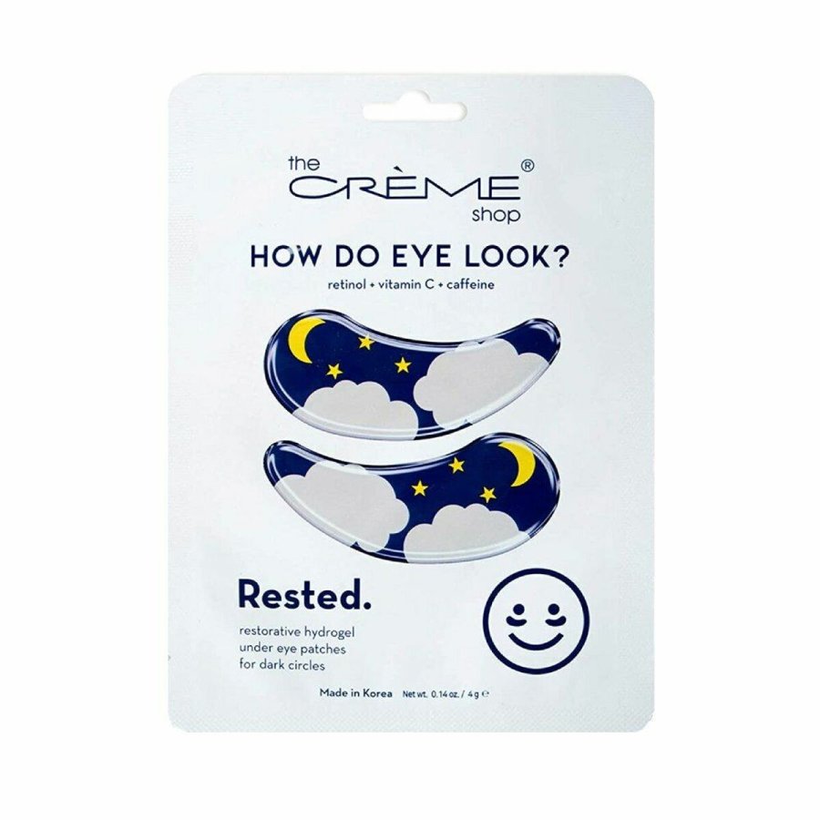 Lapper til jenpleje The Crme Shop Rested hydrogel Genanvendelig 2 enheder #1