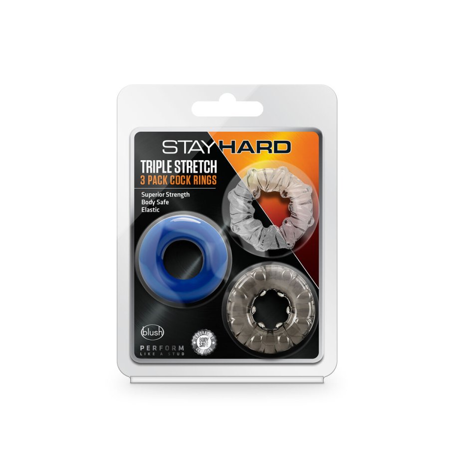 Penisringe Blush Stay Hard Multifarvet #7