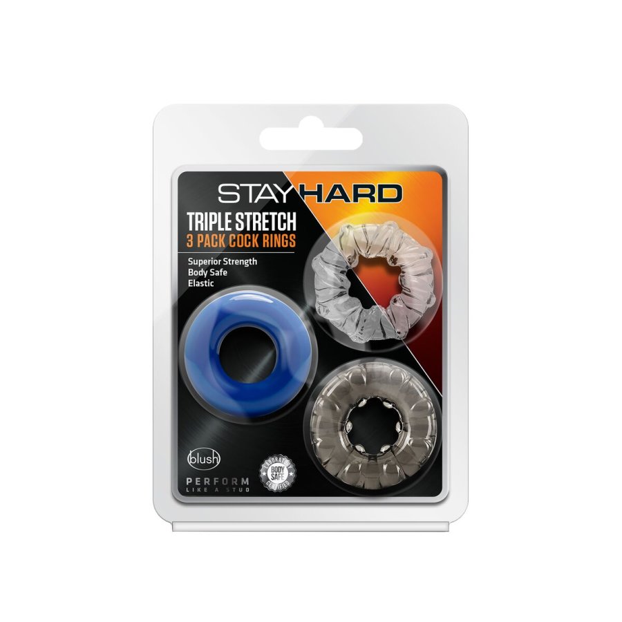 Penisringe Blush Stay Hard Multifarvet #13