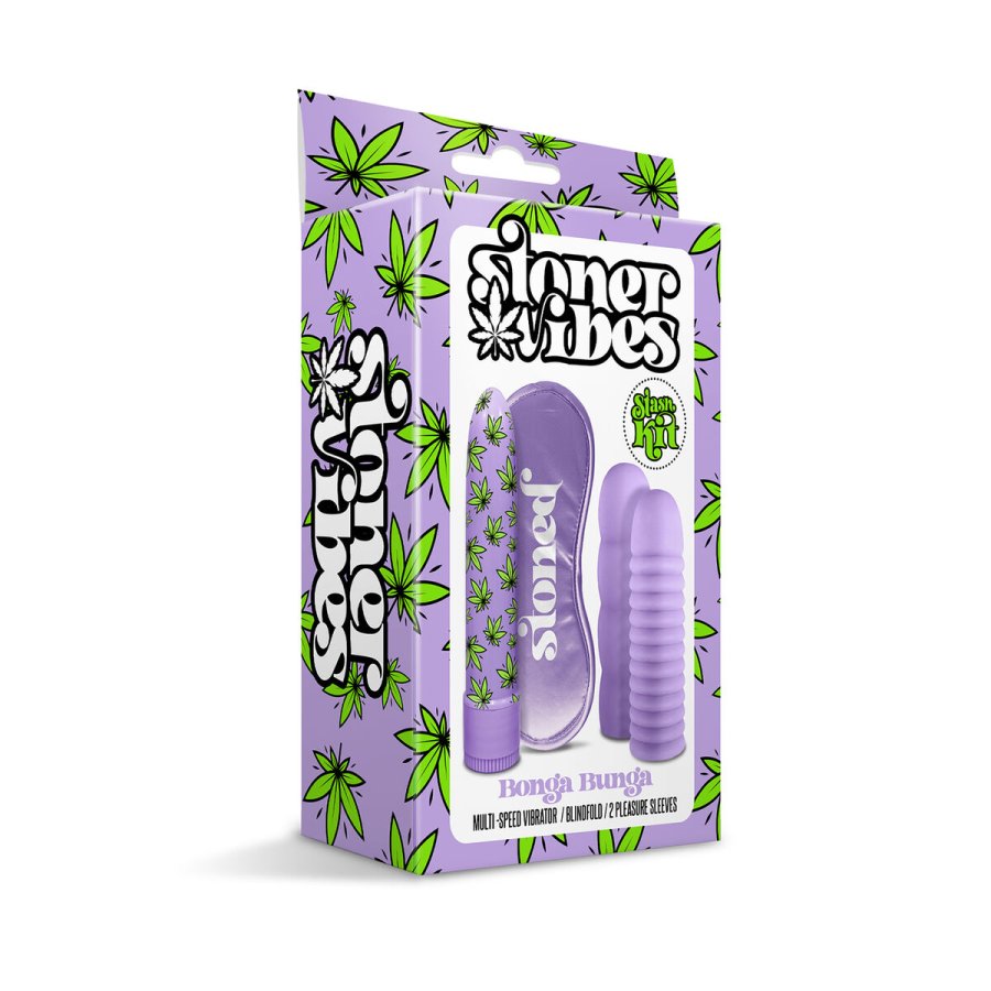 Klassisk Vibrator NS Novelties Bonga Bunga Lilla #1