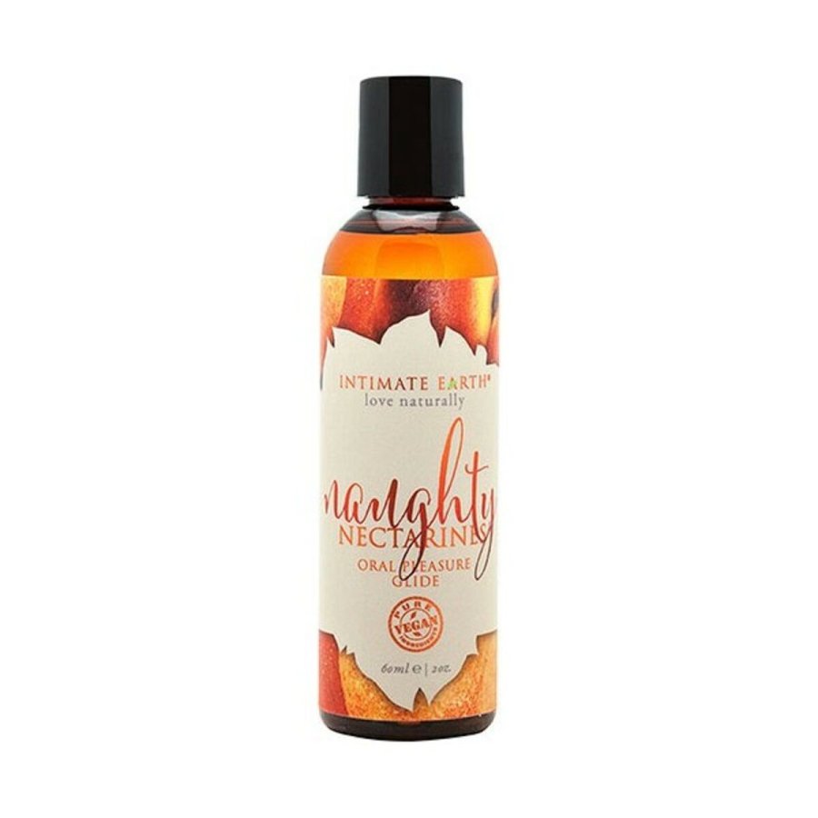 Glidecreme med smag Intimate Earth Nectarine 120 ml #1