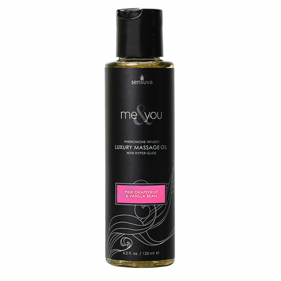 Erotisk massageolie  Me & You  Sensuva Grapefruit & Vanilla  125 ml #1