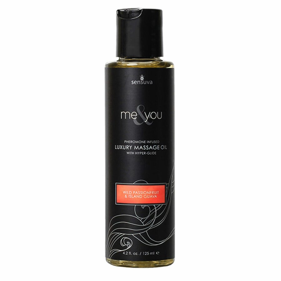 Erotisk massageolie  Me & You  Sensuva 125 ml Passionsfrugt #1