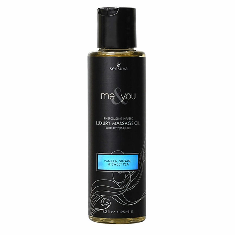 Erotisk massageolie  Me & You  Sensuva Sweet Pea 125 ml #1