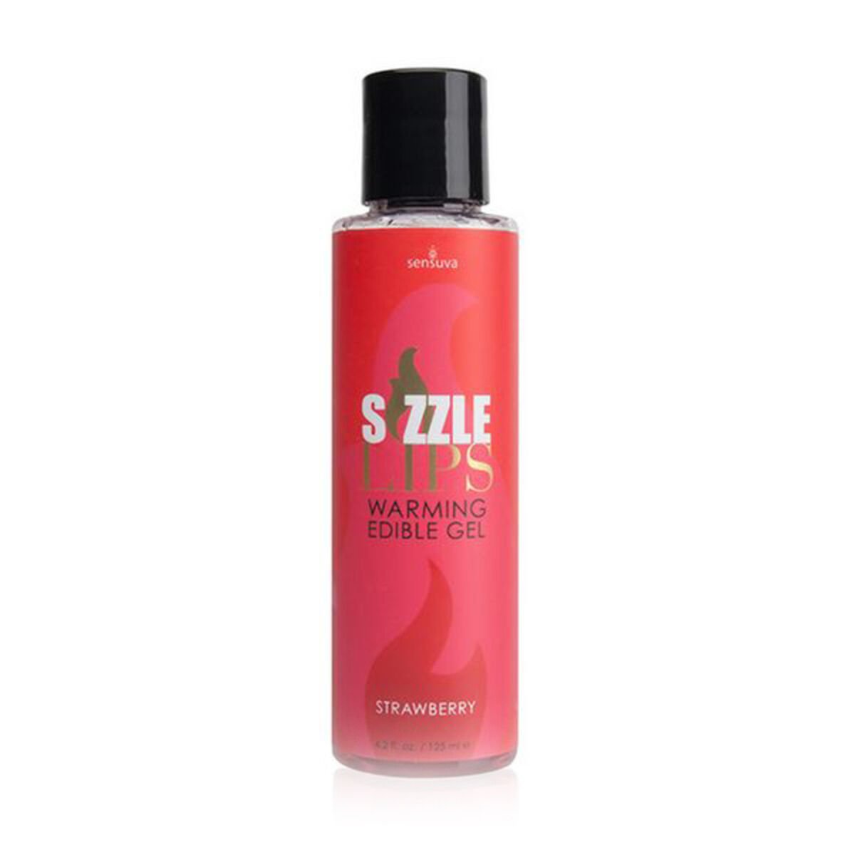 Sizzle Lips Jordbær Spiselig Gele 125 ml Sensuva 7303 125 ml - Erotisk ...