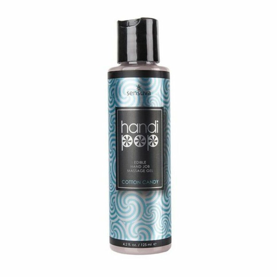Handipop Candyfloss Handjob Massage gele 125 ml Sensuva VL482 125 ml #1