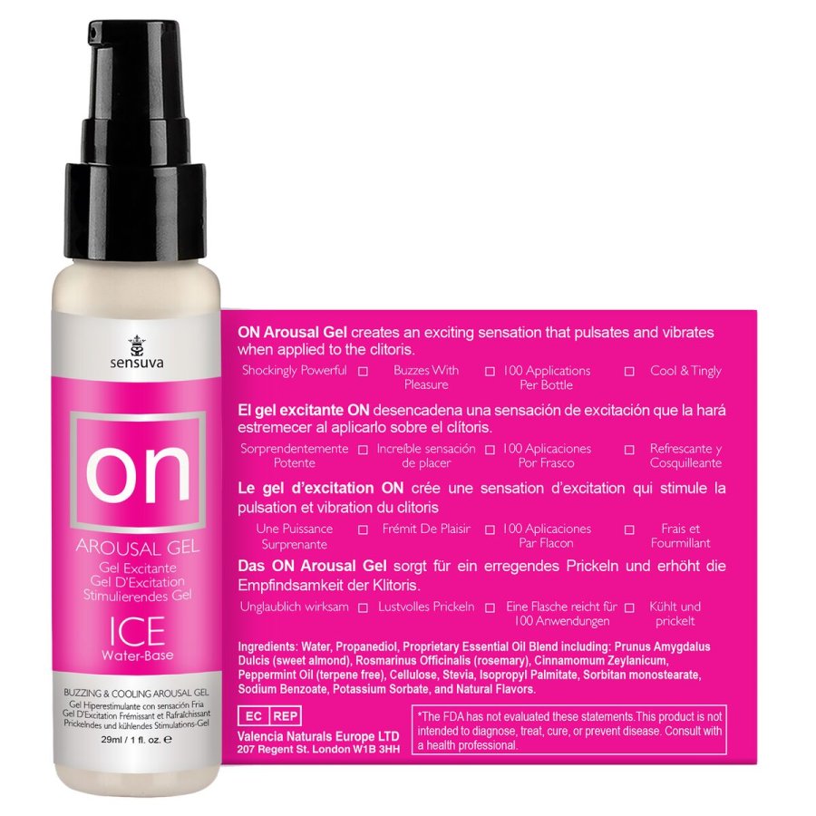 Stimulerende Gel Tyggegummi Sensuva Ice 29 ml #3