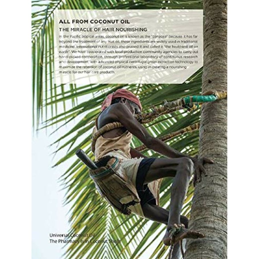 Fugtgivende shampoo Beaver COCONUT OIL & QUINOA 350 ml #5