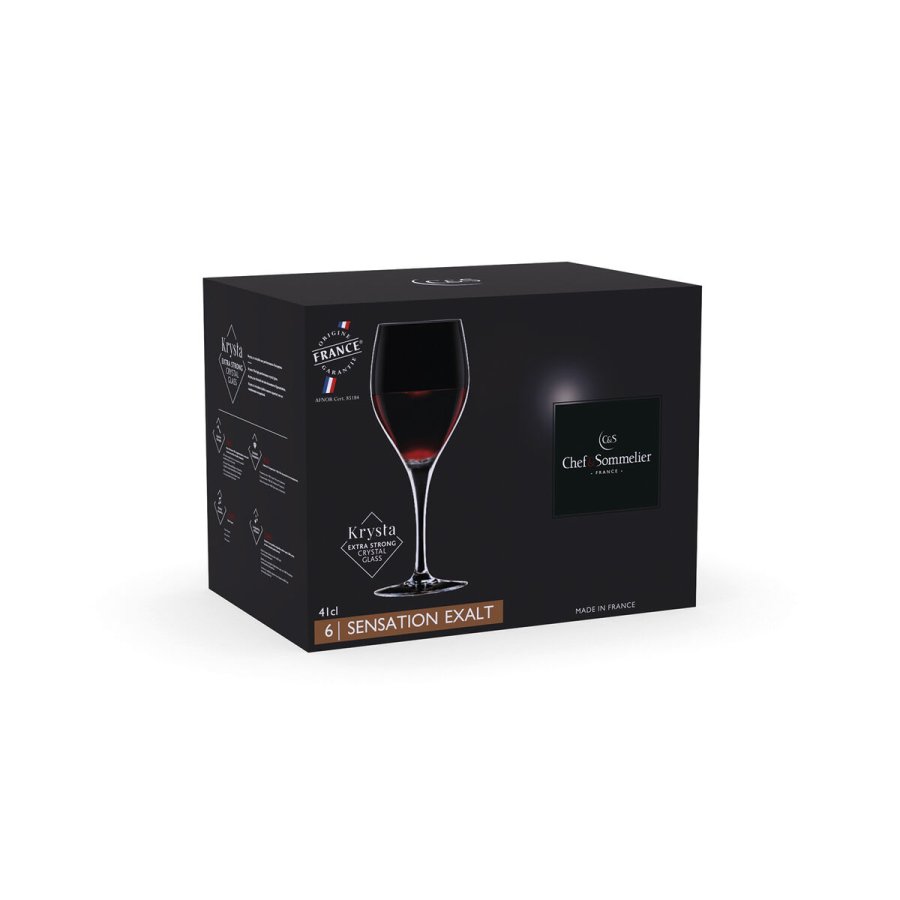St med glas Chef&Sommelier Sensation Exalt Ec Gennemsigtig Glas 410 ml (6 enheder) #13