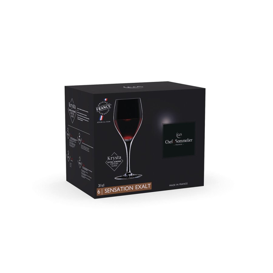 St med glas Chef&Sommelier Sensation Exalt Ec Gennemsigtig Glas 310 ml (6 enheder) #13