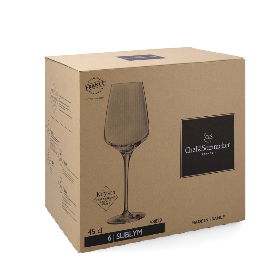 St med glas Chef&Sommelier Sublym Eco Gennemsigtig Glas 450 ml (6 enheder) #4