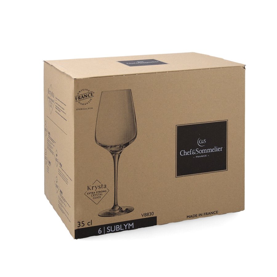 St med glas Chef&Sommelier Sublym Eco Gennemsigtig Glas 350 ml (6 enheder) #4