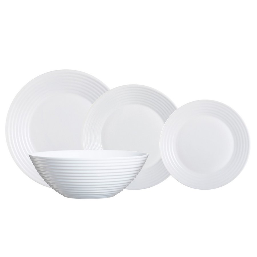 Madlavningsst Luminarc Harena Hvid Glas 19 Dele #1